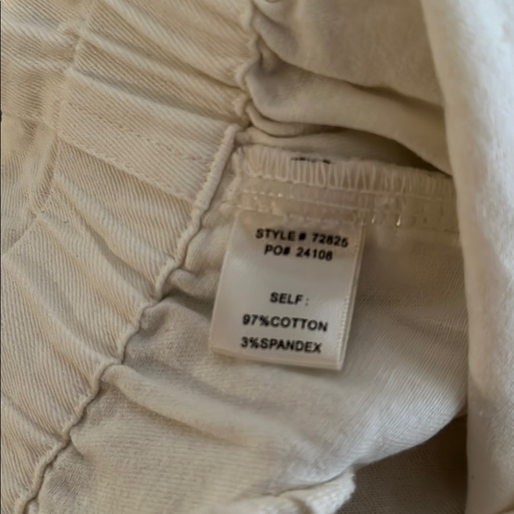 White Ruffle Shorts - Picture 7 of 8